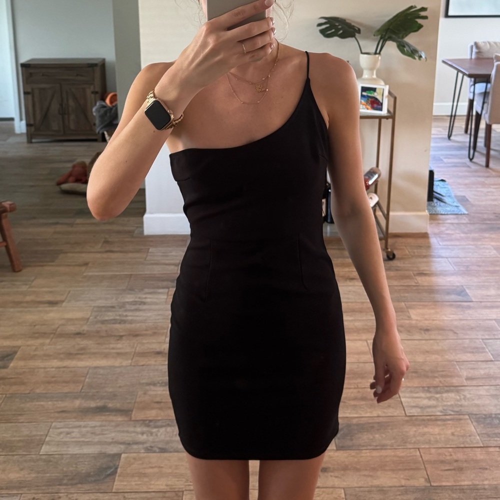 Princess Polly Alera Mini Black Dress